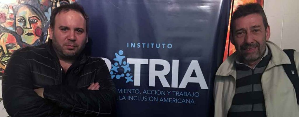 Gabriel Eiriz, director de Portal de Noticias junto al subdirector, Marcelo Bartolomé.