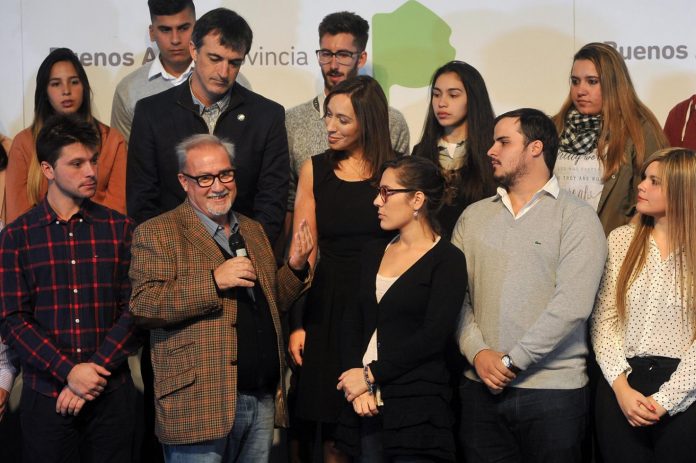 Bullrich salió a mostrarse en la provincia Esteban Bullrich junto a María Eugenia Vidal