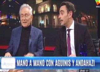 Marcos Aguinis y Federico Andahazi